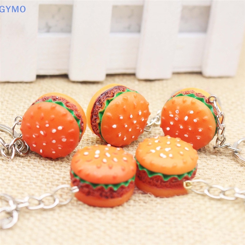 Móc Khóa Hình Bánh Hamburger Dễ Thương Xinh Xắn