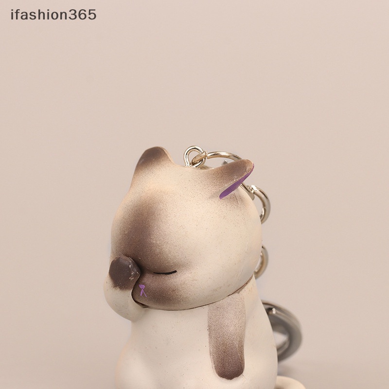 Móc Khóa Hình Mèo Chubby Dễ Thương ifashion365