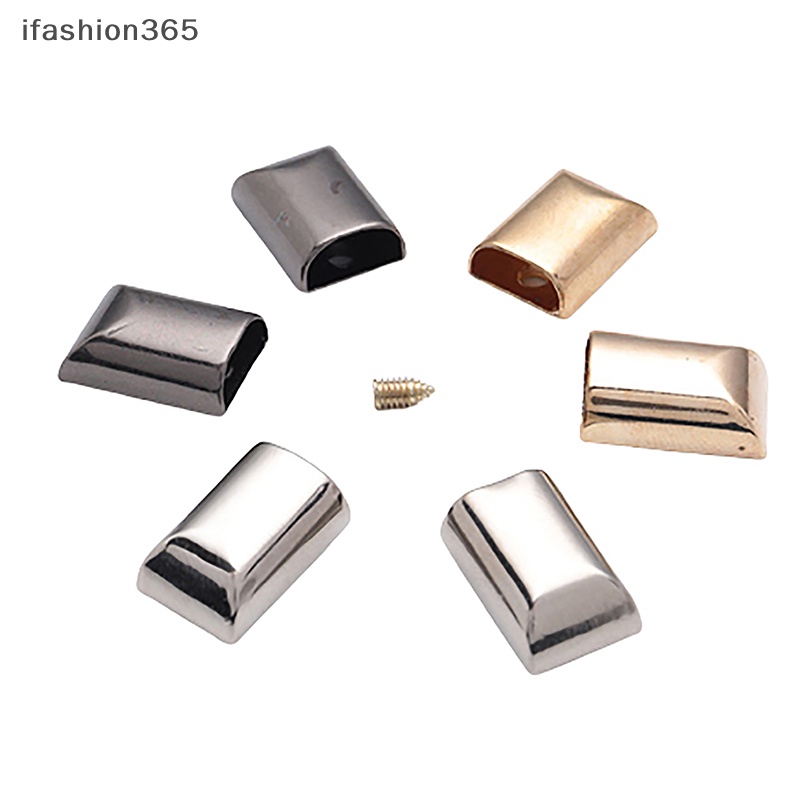 Set 10 Nút Khóa Kéo Bằng Kim Loại ifashion365 Kèm Ốc Vít Chuyên Dụng Cho May Vá Đồ Da Diy