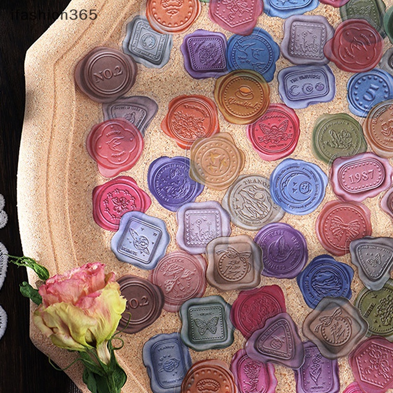 Set 40 Miếng Dán Trang Trí Sổ Tay / Nhật Ký diy Thời Trang ifashion365