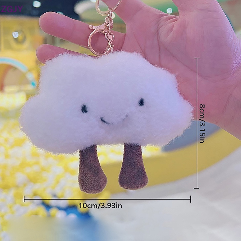 Móc Khóa Hình Đám Mây Nhồi Bông Handmade Dễ Thương Mới