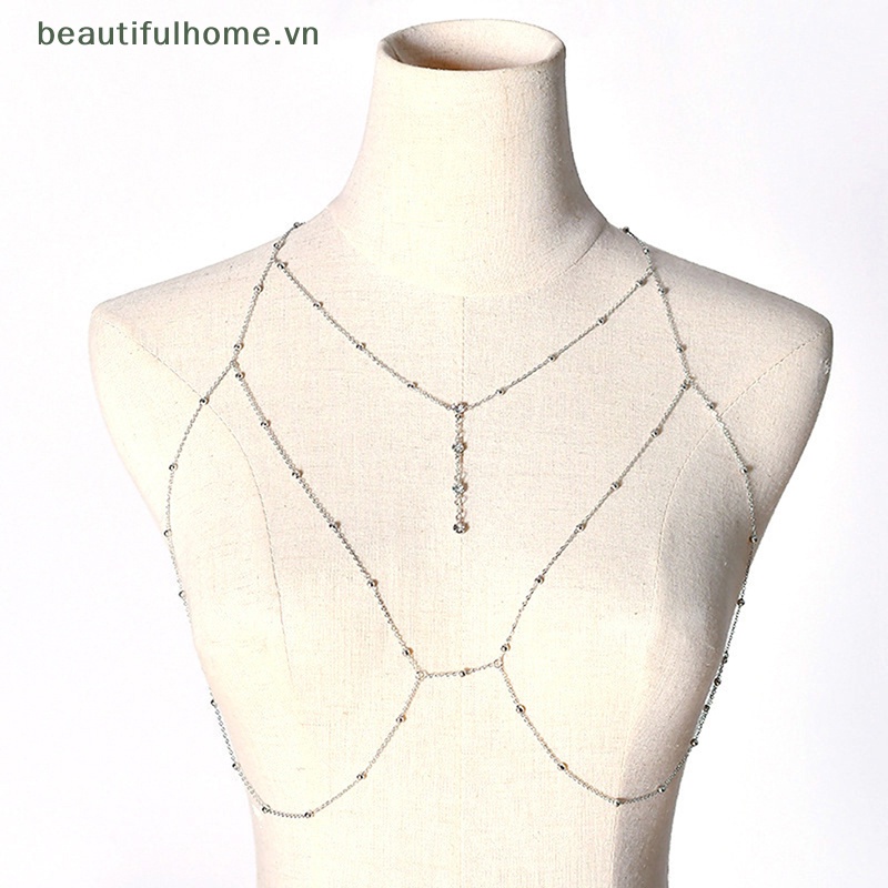 [beautifulhome] Dây Mắt Xích Đeo Cơ Thể Trang Sức Quyến Rũ Thời Trang Đi Biển Cho Nữ [beauty]