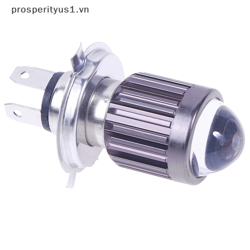 [prosperityus1] Đèn Pha LED H4 12V Ánh Sáng Trắng Cao Thấp Cho Xe Máy