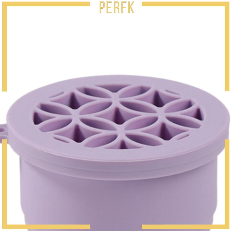 Giá Đỡ Cọ Trang Điểm Bằng Silicon Đa Năng Có Thể Gấp Gọn Tiện Dụng