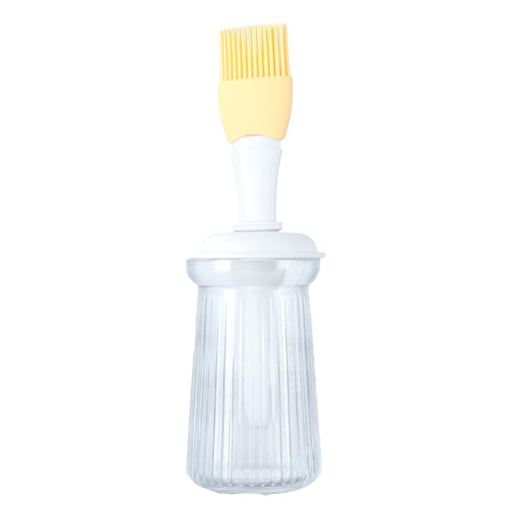Bình Đựng Dầu Có Cọ Quét Bằng Silicone Chịu Nhiệt Độ Cao Tiện Dụng