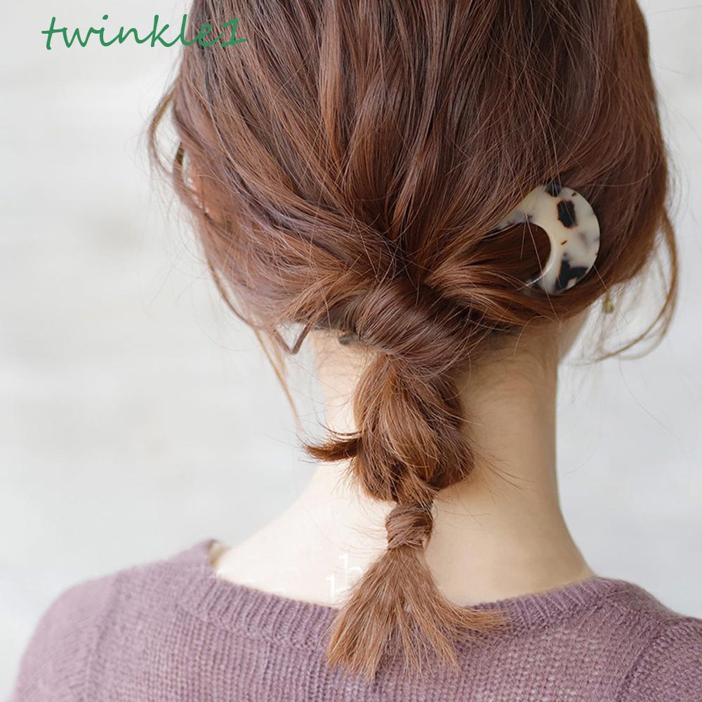 Kẹp Tóc Họa Tiết Da Báo Lấp Lánh Mới Cho Nữ