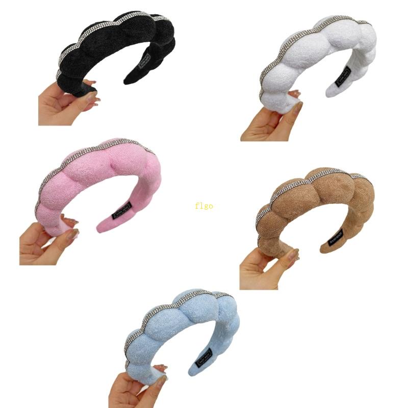 Flgo Băng Đô Cài Tóc Bằng Xốp Đính Đá Thời Trang Dành Cho Thanh Thiếu Niên
