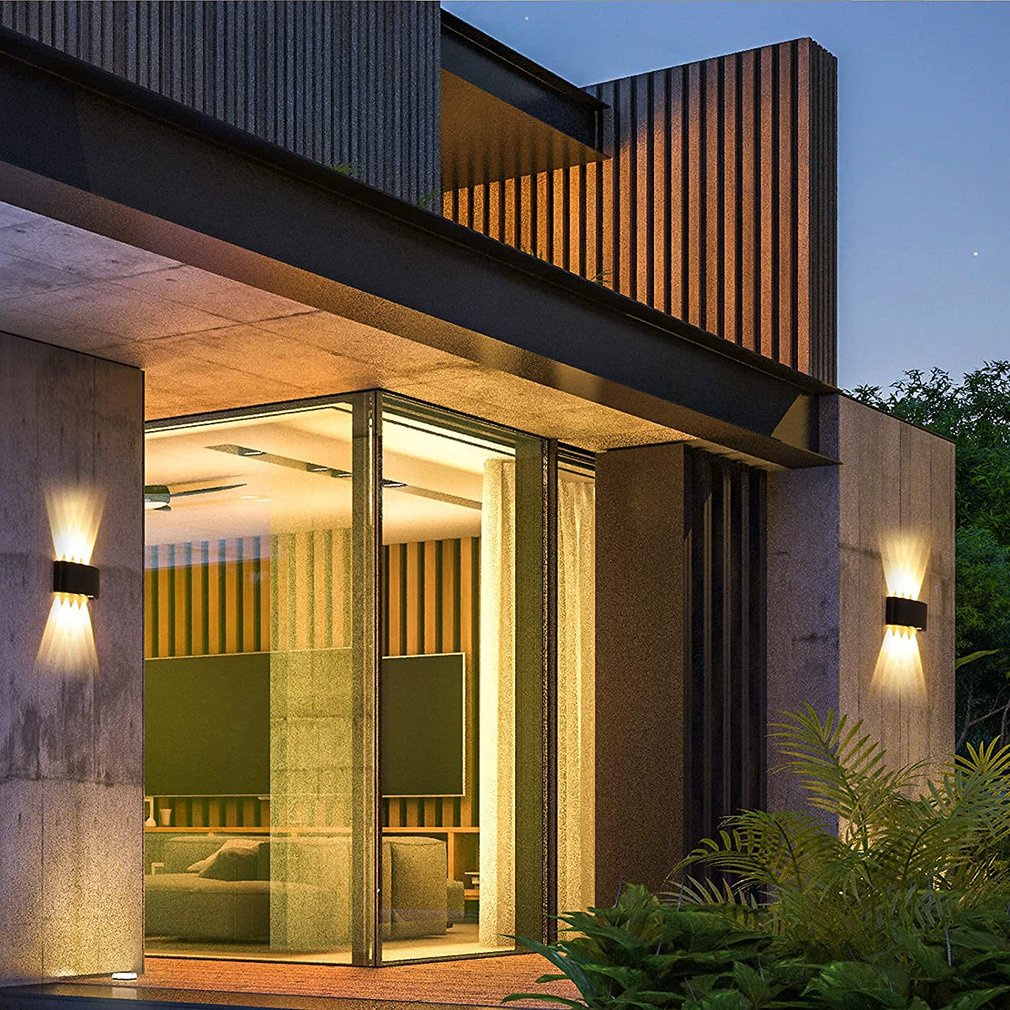 =Christmas=Led Outdoor Waterproof Wall Light Spotlight Modern Minimalist Wall Light