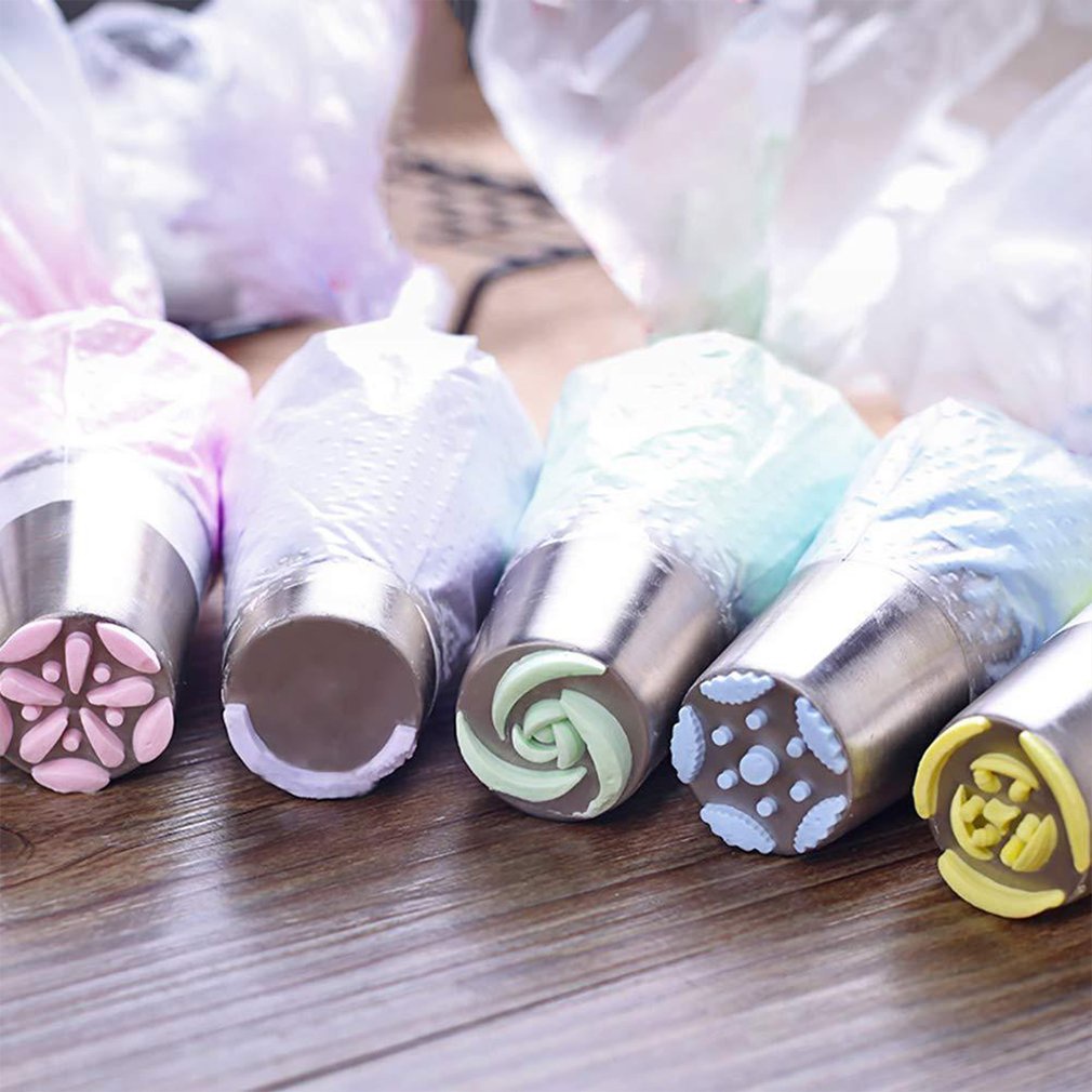 =Christmas=15PCs Tip Nozzles Christmas Flower Frosting Cream Nozzle Cake Decorating Tips