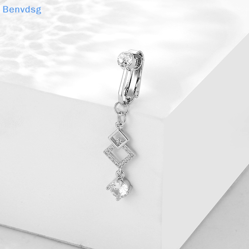 Benvdsg > Khuyên Rốn Đính Đá Zircon Giả Không Cần Khoan Lỗ Thời Trang Làm Quà Tặng Trang Sức Cho Nữ