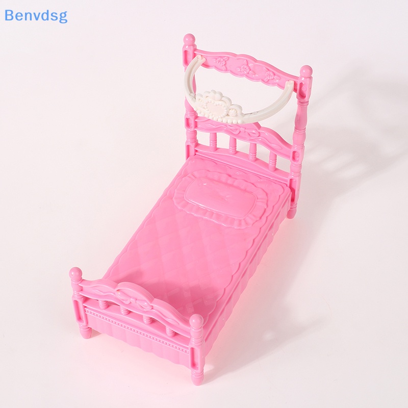 1 Giường Ngủ Mini Trang Trí Nhà Búp Bê DIY Kích Thước 15 * 8 * 13.5CM