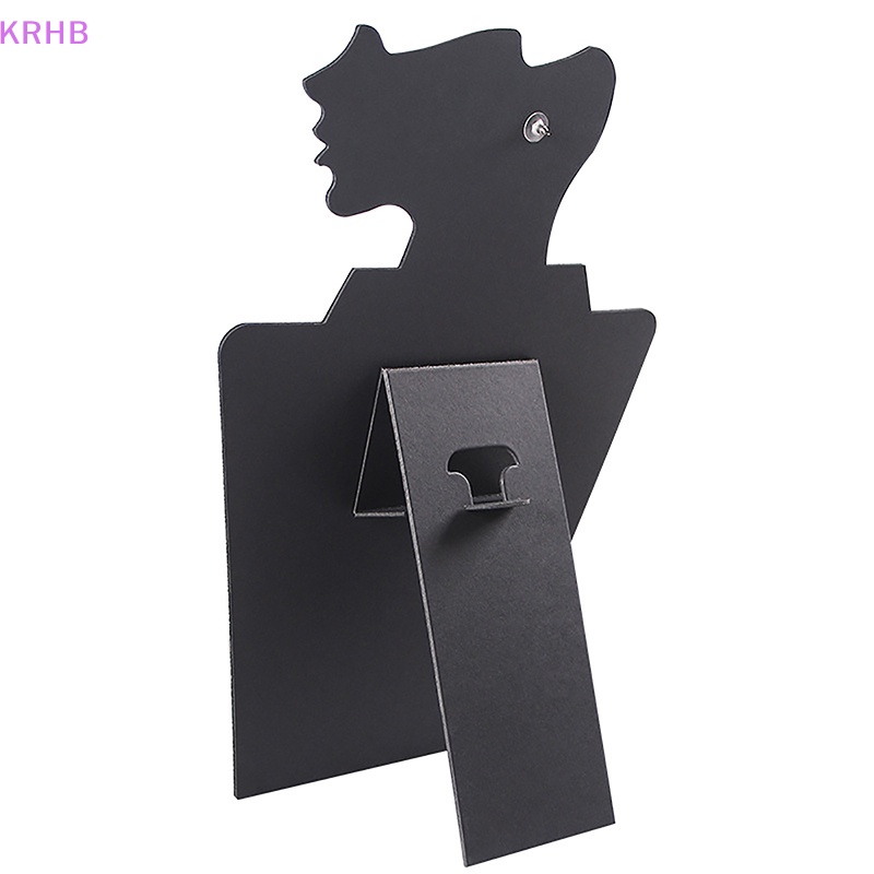 Giá Đỡ Trưng Bày Trang Sức Bề Mặt Nhung Đen Đơn Giản Mới