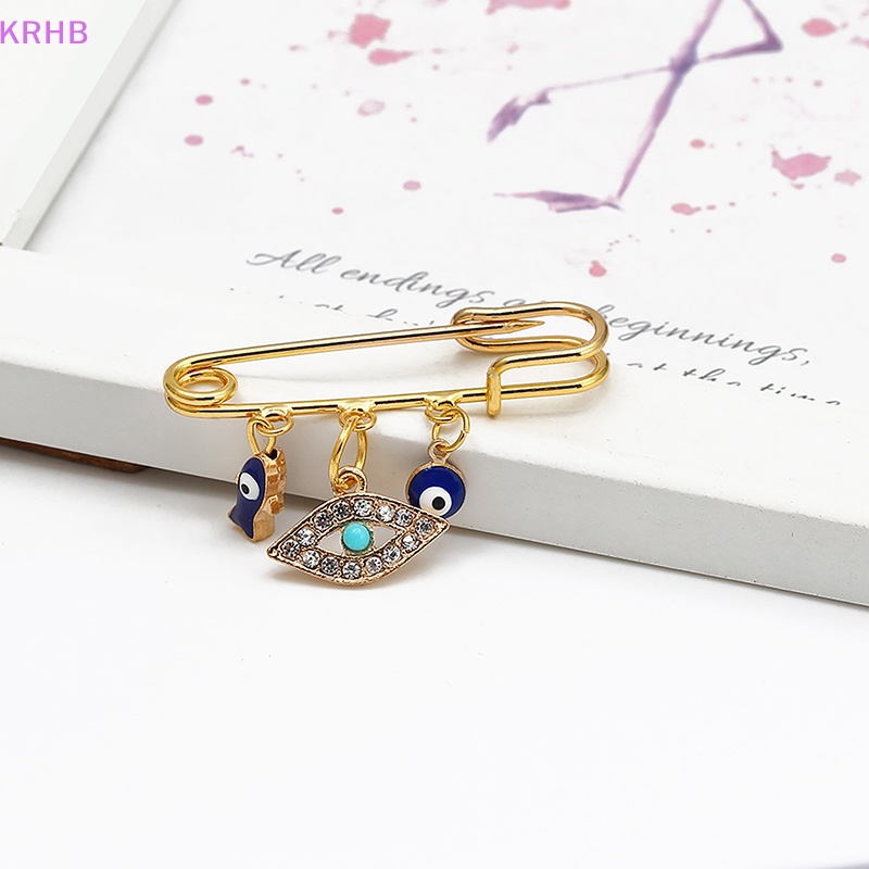 Ghim Cài Áo Hình Mắt Quỷ May Mắn Thời Trang Cho Nam Nữ Mới