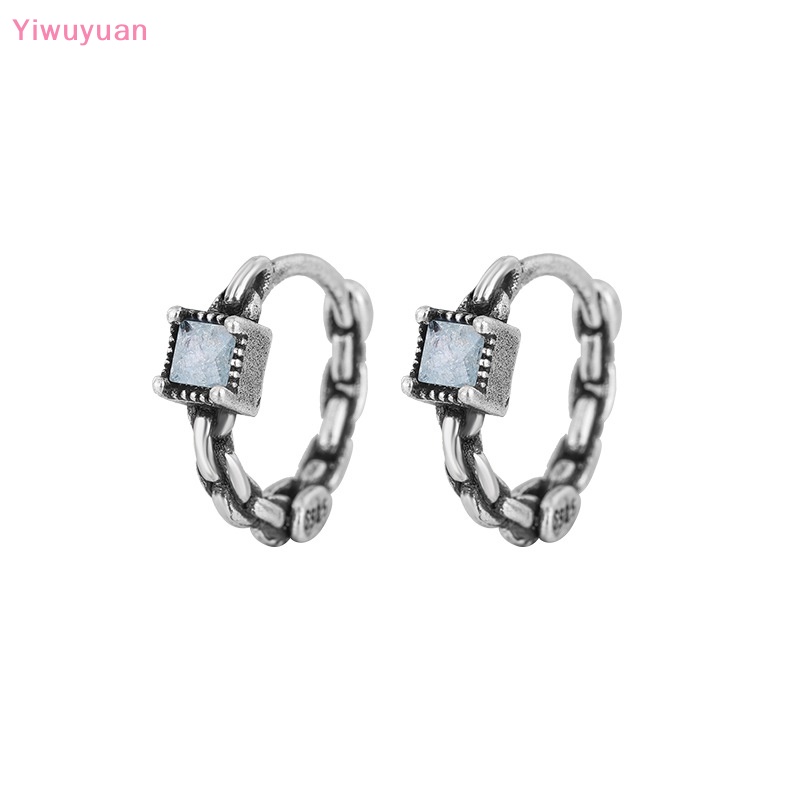 < Yiwuyuan > Khuyên Tai Nụ Hình Khối Lập Phương Cổ Điển Thiết Kế Mới Dành Cho Bạn Nữ