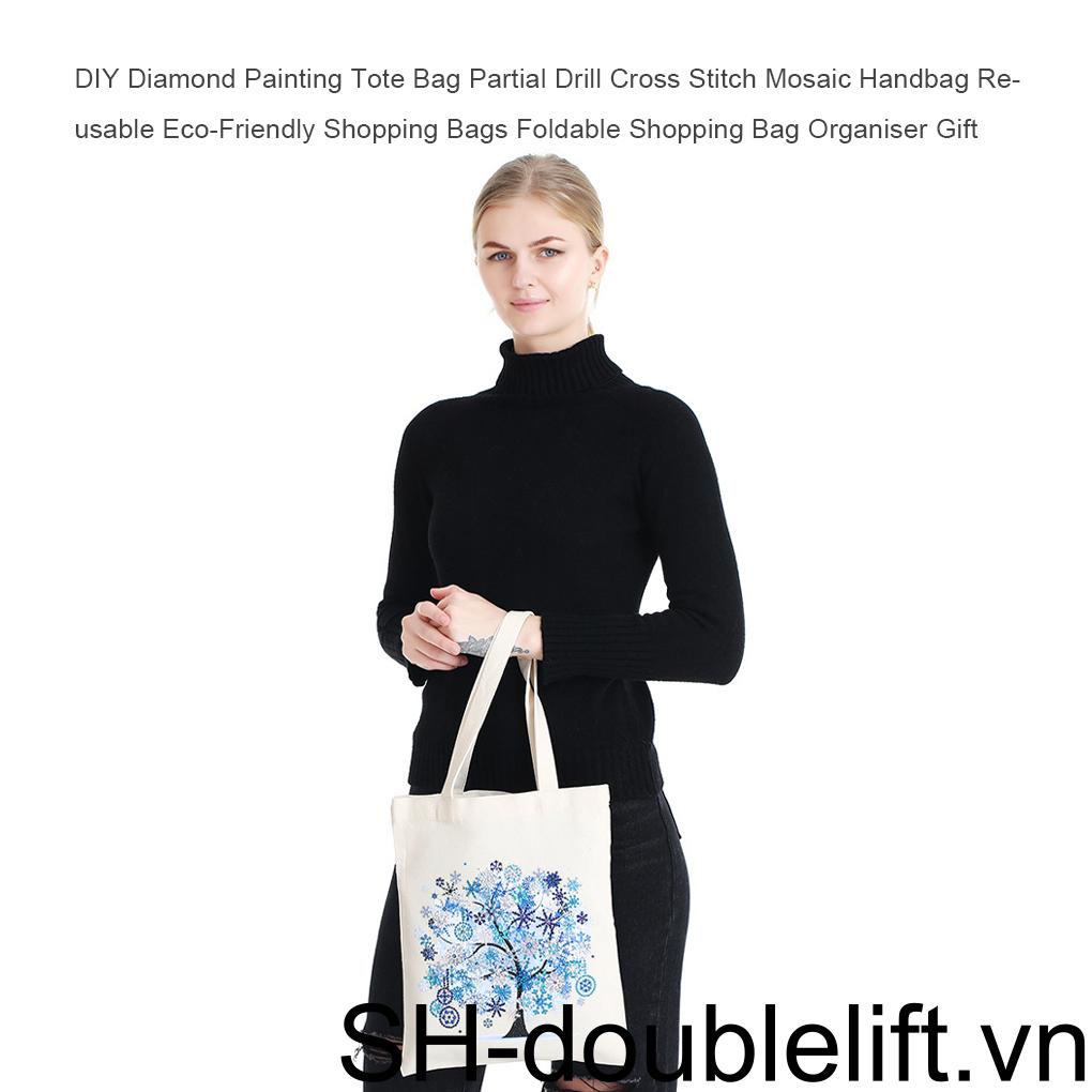 Túi Tote Vải Canvas Nhiều Màu Đa Năng Lâu Trôi Có Thể Tái Sử Dụng Cho Nữ