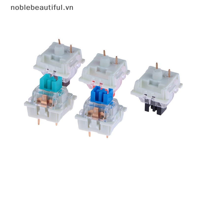 Set 10 Công Tắc Chống Bụi Cho Bàn Phím Cơ Chơi Game Màu Đen / Xanh Lá / Đỏ Tuyến Tính