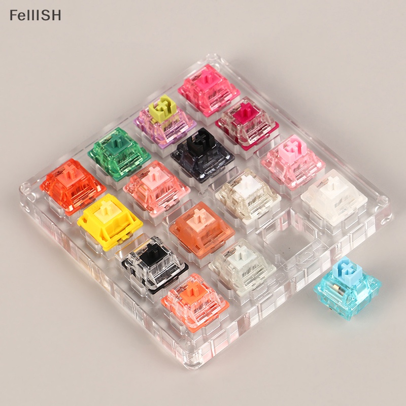 Vỏ Bảo Vệ Công Tắc 16 Nút Chống Bụi Bằng Acrylic 439br