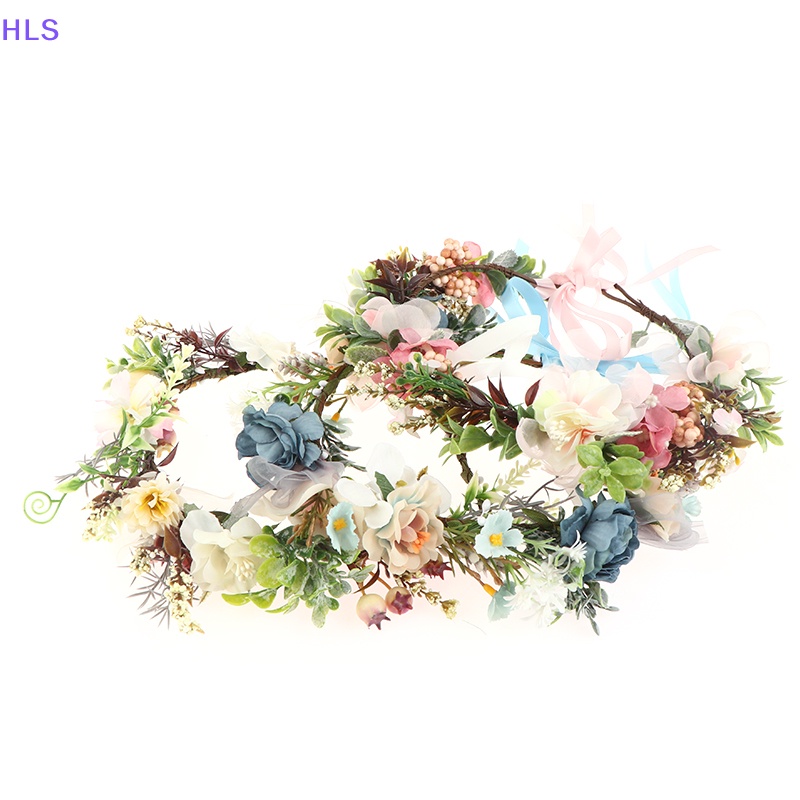 Vòng Hoa Đội Đầu Phụ Kiện Trang Trí Tóc Cho Nữ