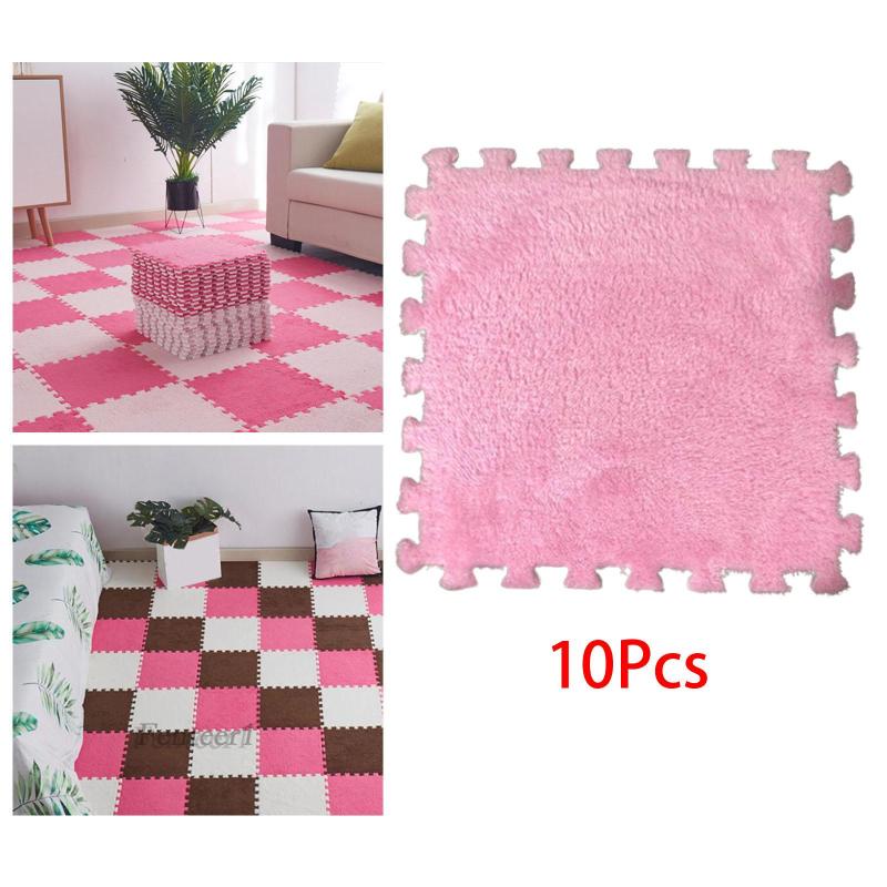 [Fenteer1] Set 10 Thảm Xốp Lót Sàn 30x30cm Cho Bé Chơi Nông Trại