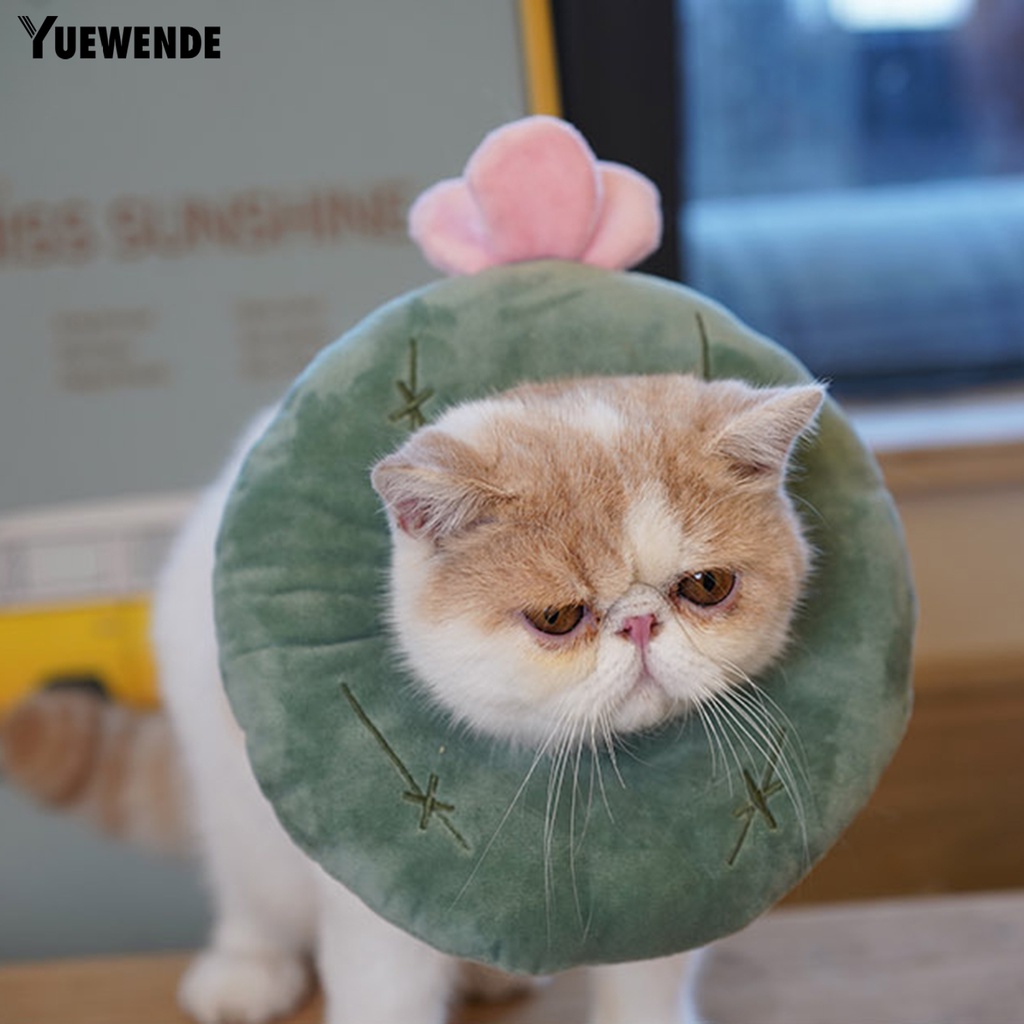 Yq.e Vòng Cổ Nylon Siêu Mềm Chống Mài Mòn Bảo Vệ Vết Thương Cho Mèo Elizabethan