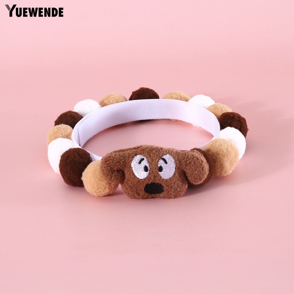 Vòng Cổ Đính Banh Lông Mềm Dễ Thương Cho Thú Cưng