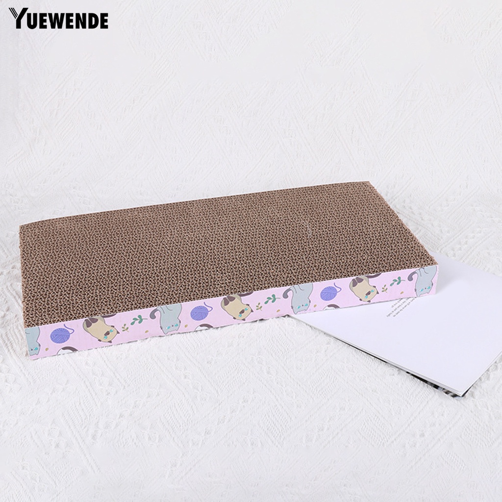 Yq.e Bảng Cào Móng Dày Dặn In Nhiều Kiểu Dáng Đáng Yêu Chống Liếm Vết Nứt Cho Mèo Cưng