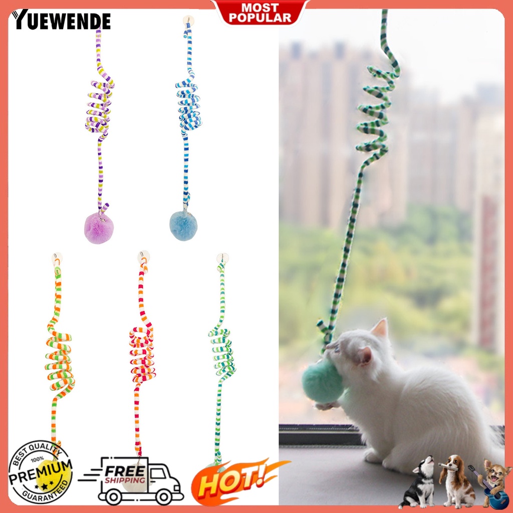Đồ Chơi Bóng Lông Họa Tiết Sọc YQ.E Giảm Căng Thẳng Vui Nhộn Dành Cho Mèo Cưng