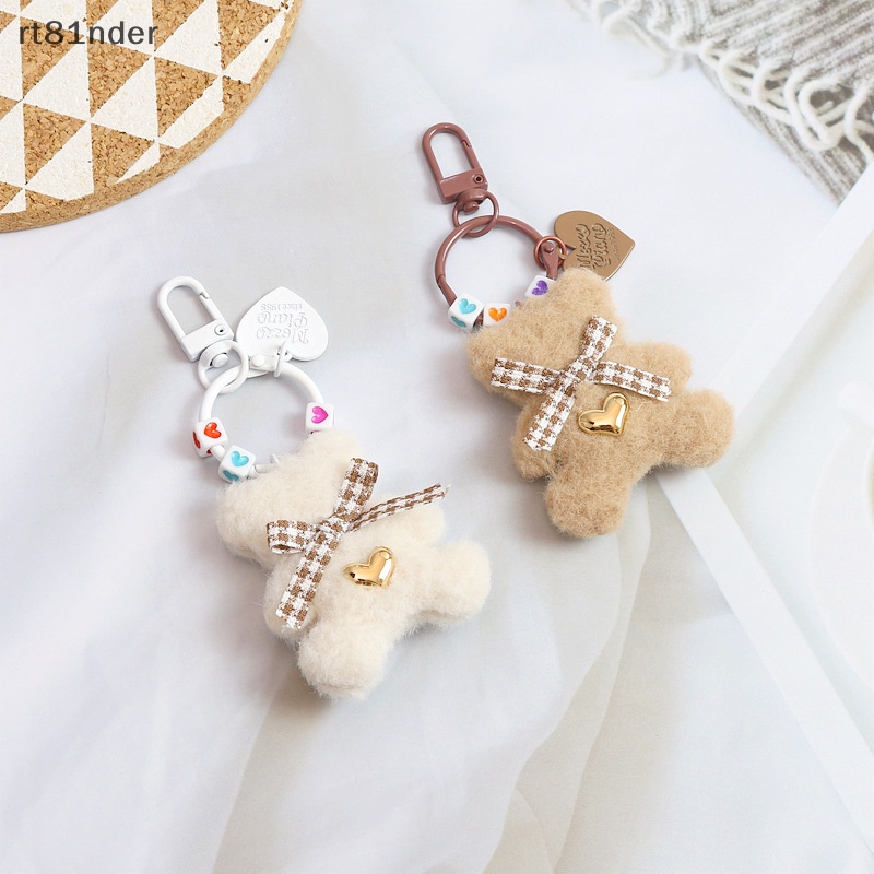 Rt 1 Móc Khóa Gấu Nhồi Bông Mềm Mại Dễ Thương