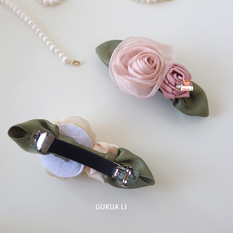 Kẹp Tóc Hoa Phong Cách Mori Pháp Thanh Lịch Mùa Xuân Hè Mới Cho Nữ