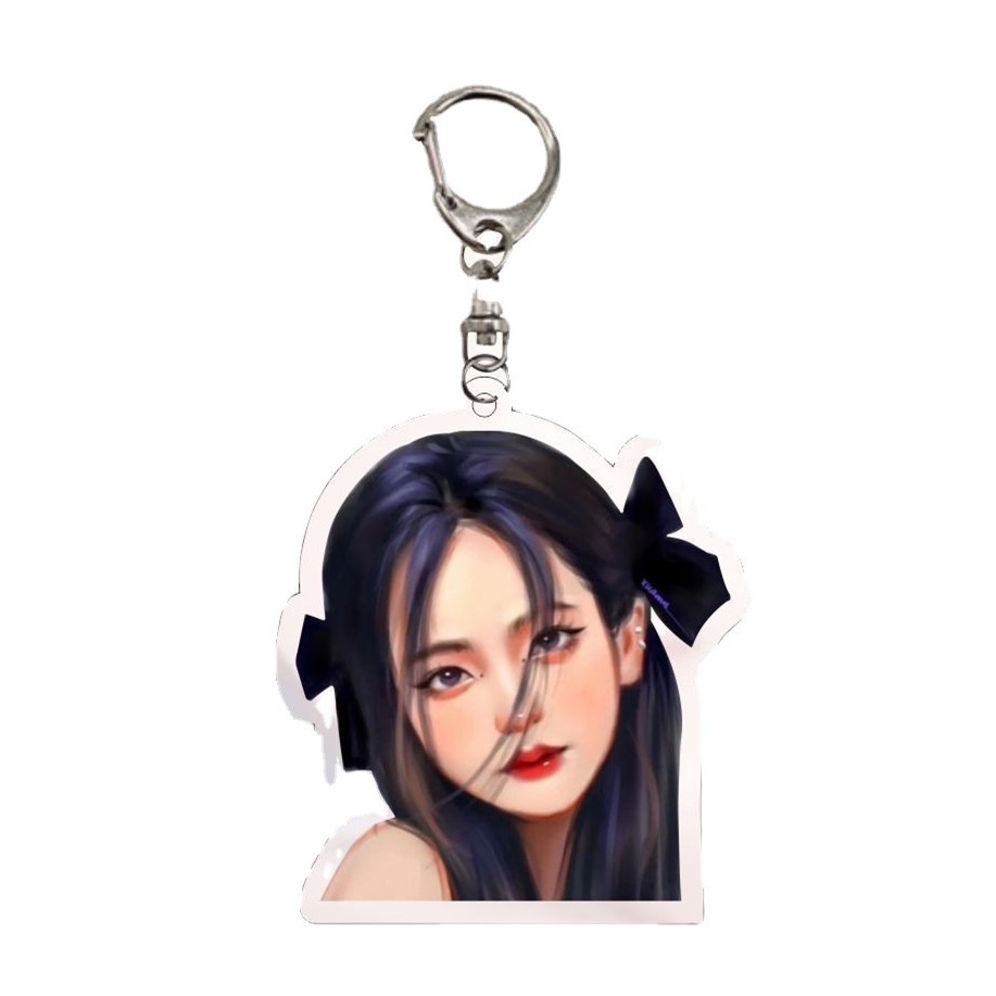 1 Móc Khóa Hình Jisoo Blackpink Bằng Acrylic