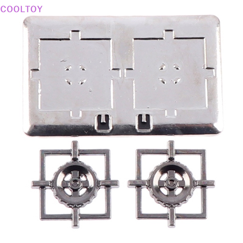 1 Bộ Bếp Gas Mini Bằng Kim Loại 1: 12 Trang Trí Nhà Búp Bê