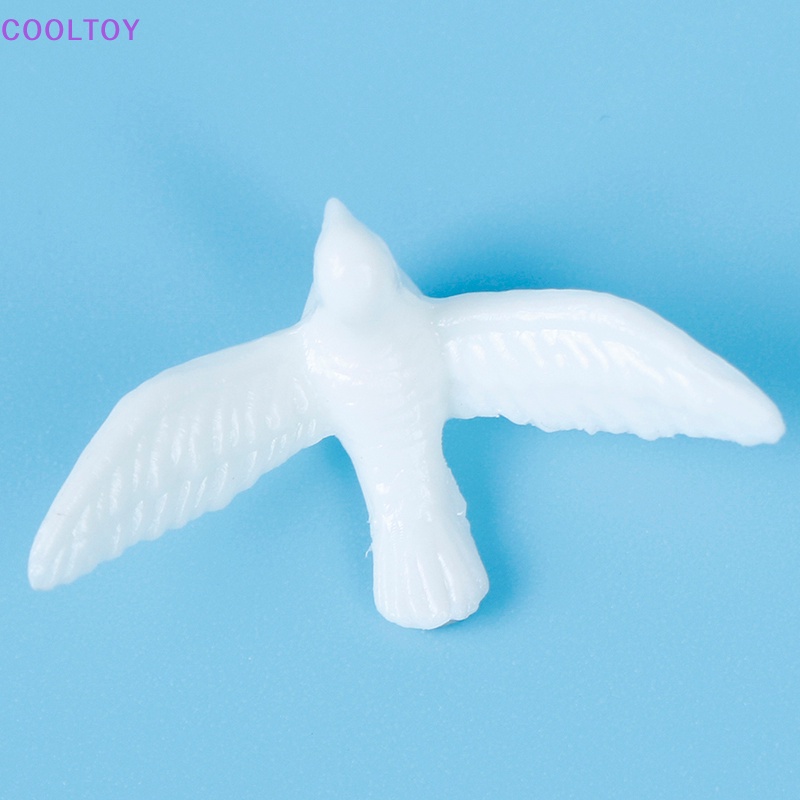 Cooltoy Bộ 2 Chim Bồ Câu Giả Tỉ Lệ 1: 12