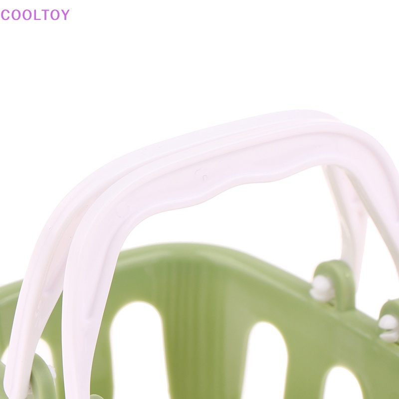 1 Giỏ Mua Sắm Mini Bằng Nhựa Trang Trí Nhà Búp Bê