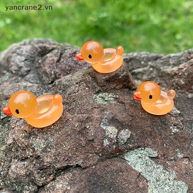 {YAN2} Bộ 5 Nhẫn Nhựa Resin Phát Sáng Đáng Yêu Cho Kẹp Tóc Sổ Lưu Niệm {yancrane2.vn}