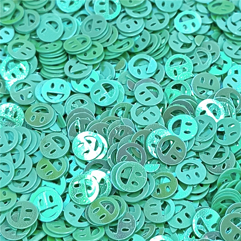 Túi 15g / Túi Hạt Nhựa PVC 7mm Hình Mặt Cười Thời Trang