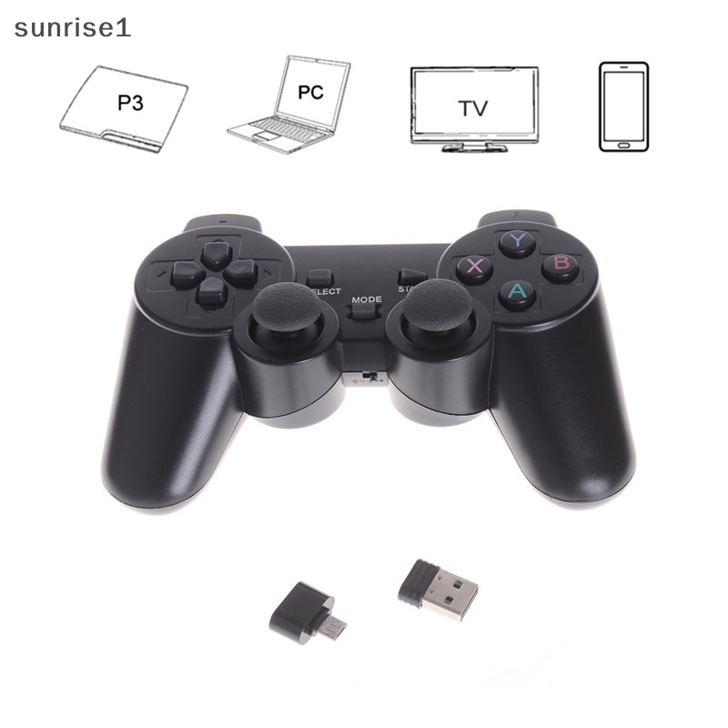 Tay Cầm Điều Khiển Chơi Game sunrise1 2.4GHz Cho PS3 PC TV Box
