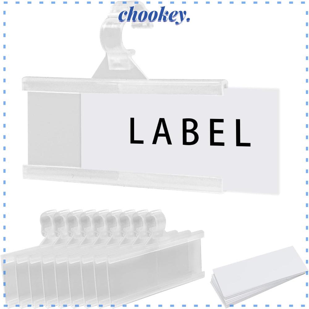 CHOOKEY Giá Đỡ Bảng Tên Bằng Nhựa Có Thể Tái Sử Dụng Tiện Lợi