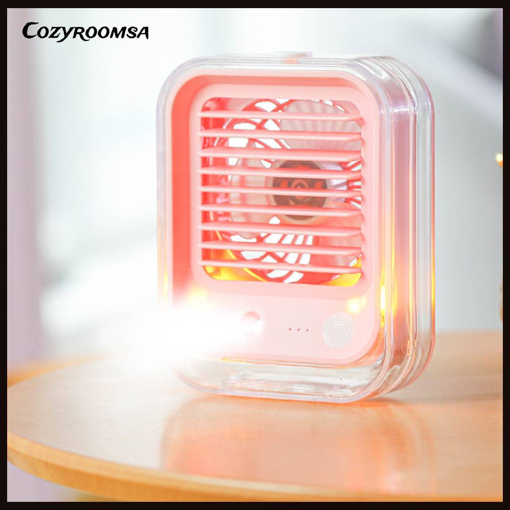 Quạt Phun Sương Làm Mát Mini 330ml Cho Văn Phòng / Nhà Ở / Phòng Ngủ