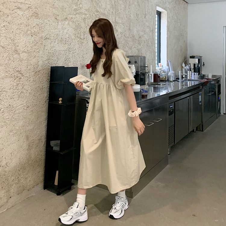 YHTN váy bầu Thời trang bigsize xinh đầm bầu bigsize dễ thương chân váy bầu