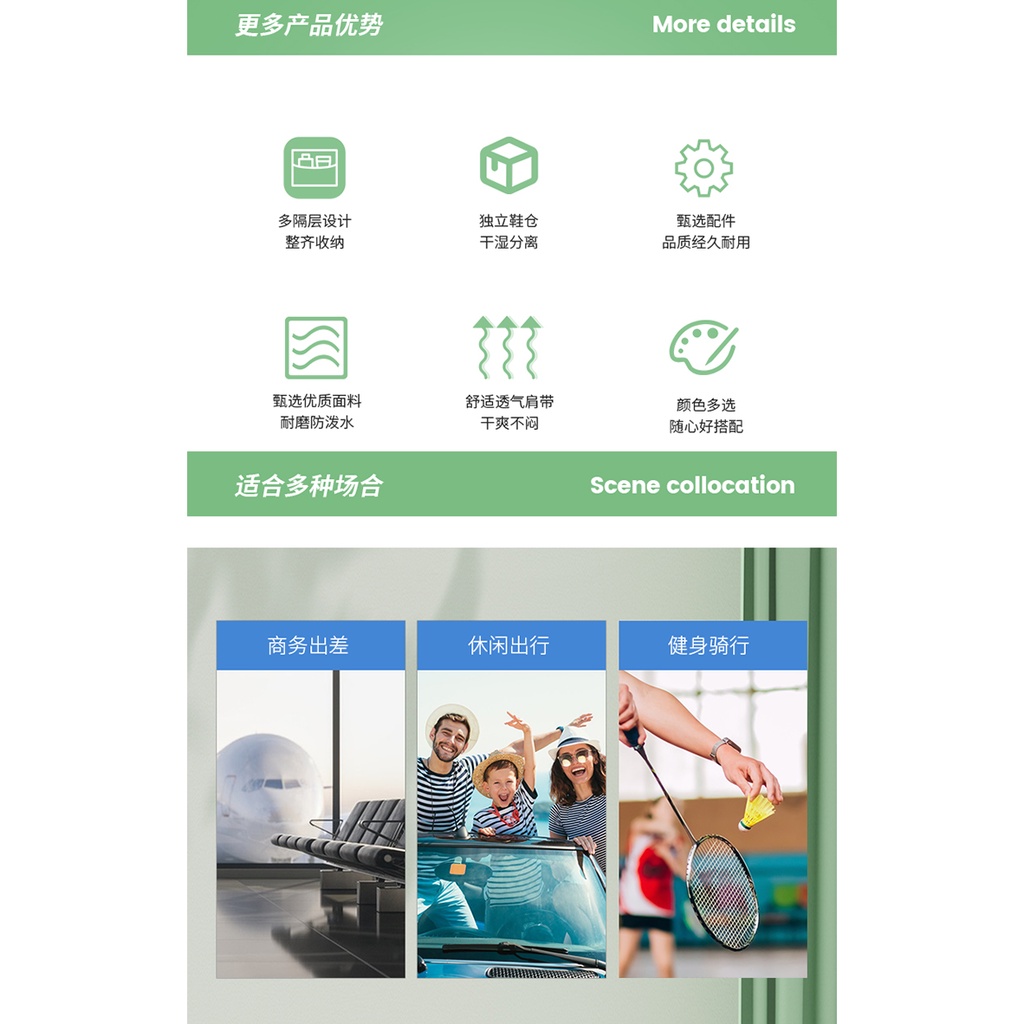 Túi Đựng Vợt Cầu Lông / Tennis / Tennis Sức Chứa Lớn Phong Cách Hàn Quốc Mới 2022