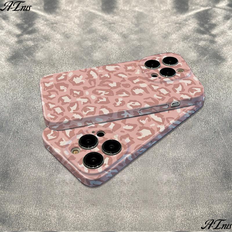 Ốp Điện Thoại Mềm Chống Sốc Họa Tiết Da Báo Cho Iphone1211 786Inmax14Pro 13 plus