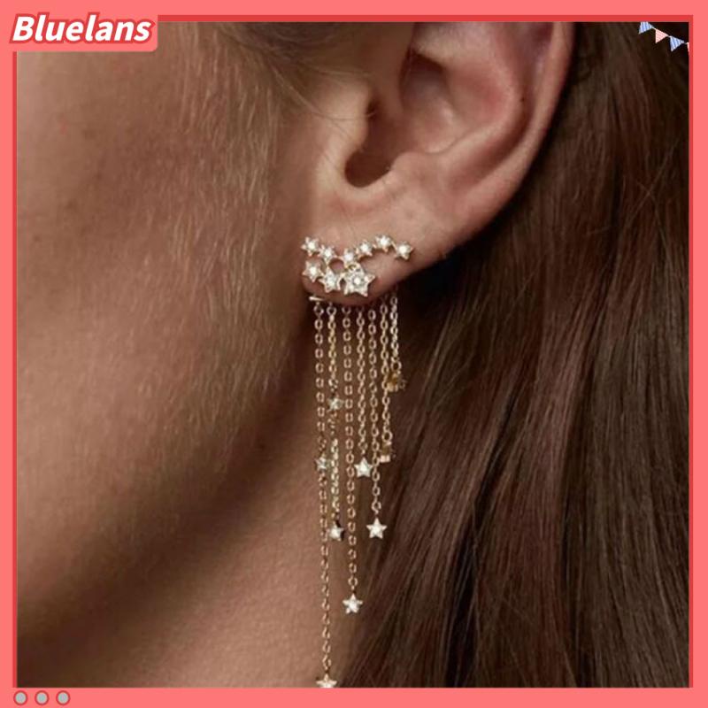 [BLS] Hoa Tai Dáng Dài Hình Ngôi Sao Lấp Lánh Thời Trang Dành Cho Nữ