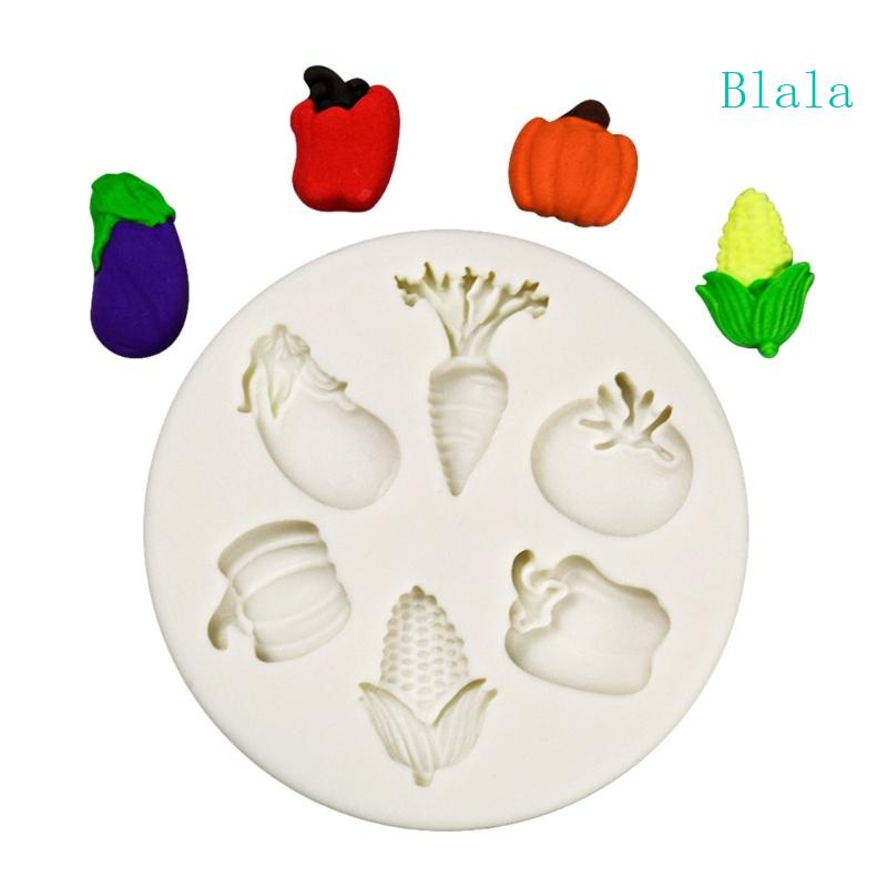 Khuôn Silicone Tạo Hình Rau Củ Quả Trang Trí Bánh
