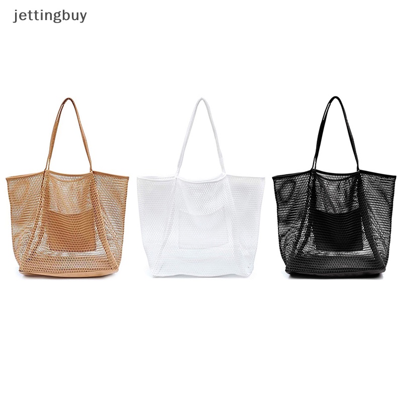 Túi Lưới Đeo Vai Sức Chứa Lớn Tiện Dụng Mang Theo Du Lịch / Đi Biển Cho Nữ