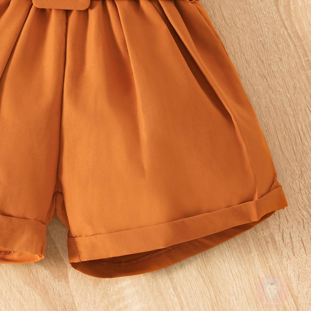 Set Áo Sát Nách + Quần Sọt + Mũ Cho Bé Gái LAA6-Kids