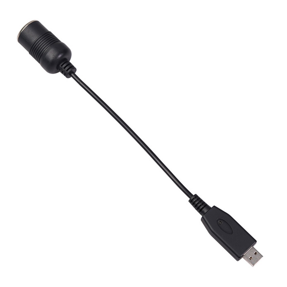 Dây Cáp Chuyển Đổi Đầu Đực Sang Đầu Cái 12V 5V USB A Cho Xe Hơi
