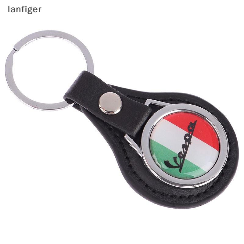 Lanf Mới Móc Khóa Xe Máy Bằng Da Cá Tính