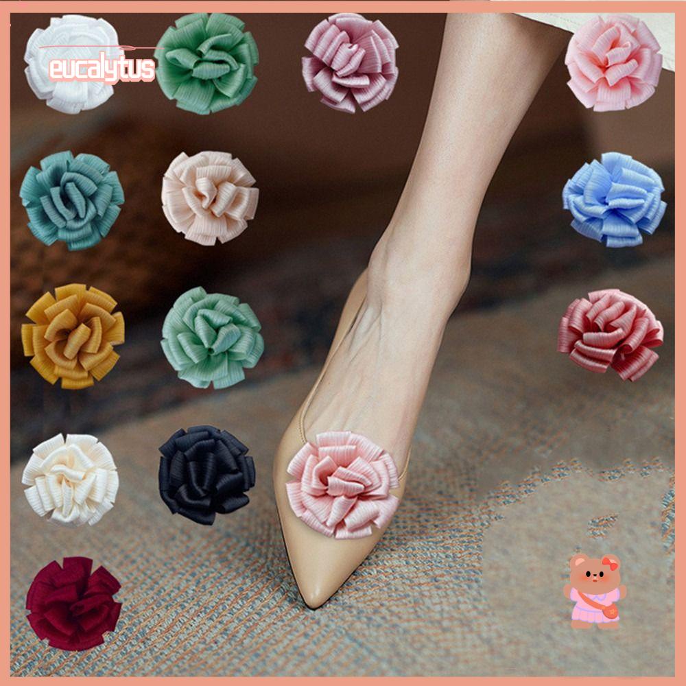 Bộ 2 Phụ Kiện Trang Trí Giày Cao Gót Hình Hoa Xinh Xắn