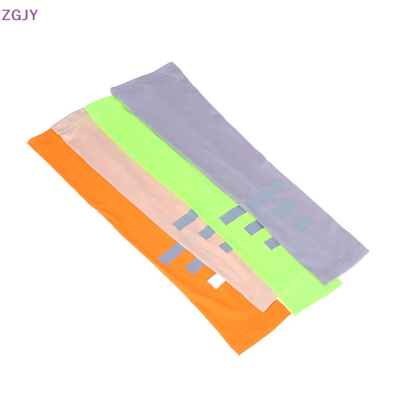 Set 2 Găng Cánh Tay Chống Nắng Bằng Lụa Lạnh Thoáng Khí Khô Nhanh Cho Nữ Mới