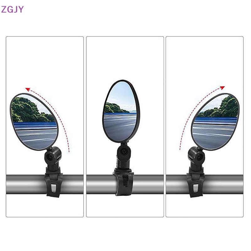 Gương Chiếu Hậu Góc Rộng Xoay 360 Độ Gắn Tay Lái Xe Đạp / Mô Tô Mới